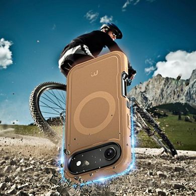 iPhone Air Case, MagSafe, Anti-Drop, Shockproof Brown