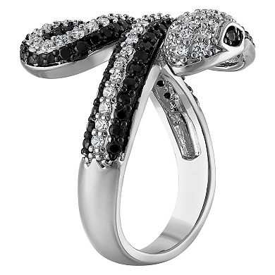 Ivy Sharpe Cubic Zirconia Snake Ring
