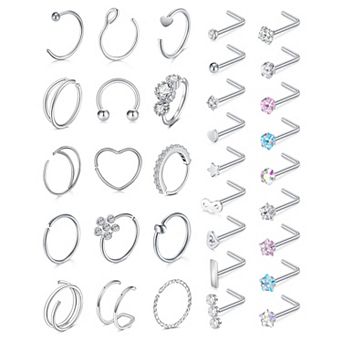 Nose Hoop and Stud Set