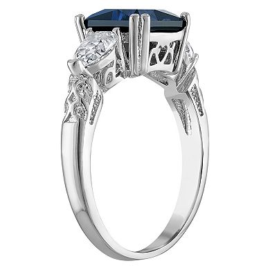 Ivy Sharpe Lab Created Gemstone Ring