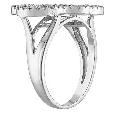 Ivy Sharpe Silver-Tone Spinel Dog Paw Ring