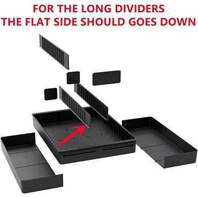 Adjustable Drawer Insert For Silverware Storage