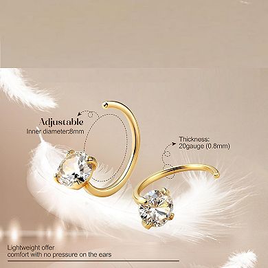 Cartilage Hoop Earring Set