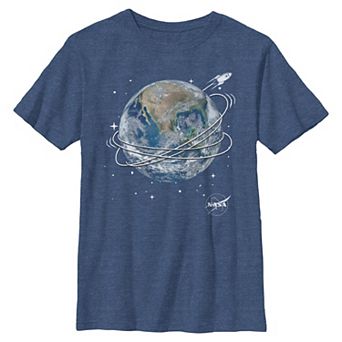 Boys 6-20 NASA Flying Rocket Graphic Tee