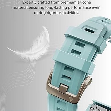 2-Pack 20mm Silicone Quickfit Band with Gold Buckle
