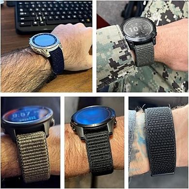 3-Pack Ultralight Nylon Sport Watch Band for Garmin