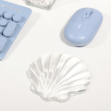 Two Pack Transparent Gel Mouse Wrist Rest Ergonomic Cushion Support