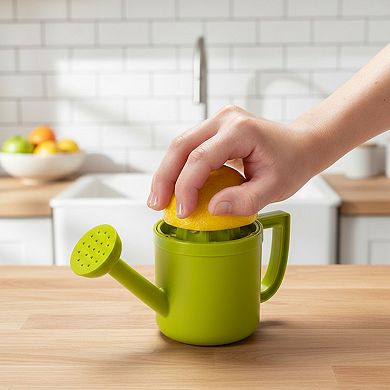 Handheld Citrus Juicer with Spout and Handle Manual Lemon Juicing Container