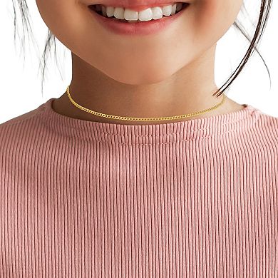 Forever 14K Gold Curb Chain Necklace