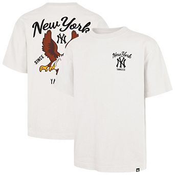 Men's '47 Cream New York Yankees Souvenir Eagle Foundation T-Shirt