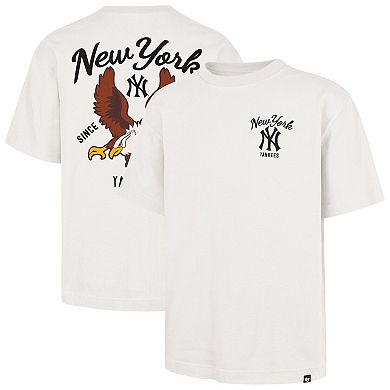 Men's '47 Cream New York Yankees Souvenir Eagle Foundation T-Shirt