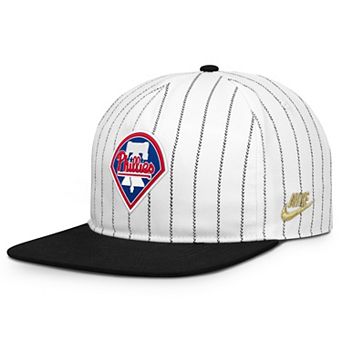 Men's Nike White/Black Philadelphia Phillies Cooperstown Collection Pro Adjustable Hat