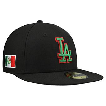 Men's New Era Black Los Angeles Dodgers Mexico 59FIFTY Fitted Hat