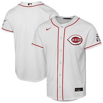 Youth Nike White Cincinnati Reds Home Stadium Jersey