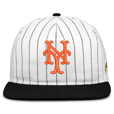 Men's Nike White/Black New York Mets Cooperstown Collection Pro Adjustable Hat