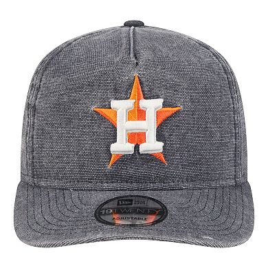 Men's New Era Navy Heather Houston Astros Denim Classic 19TWENTY Adjustable Hat