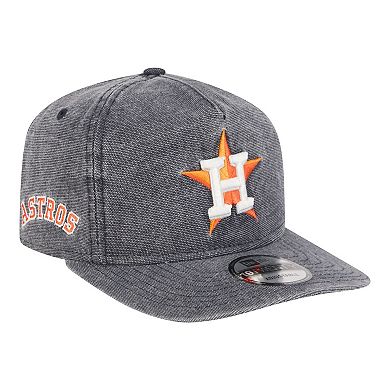Men's New Era Navy Heather Houston Astros Denim Classic 19TWENTY Adjustable Hat