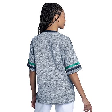 Women's G-III 4Her by Carl Banks Navy Seattle Mariners Off Season Oversized Top