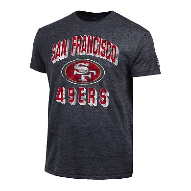 Men's Champion Black San Francisco 49ers Ultimate Tri-Blend T-Shirt