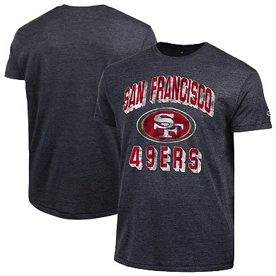Men's Champion Black San Francisco 49ers Ultimate Tri-Blend T-Shirt
