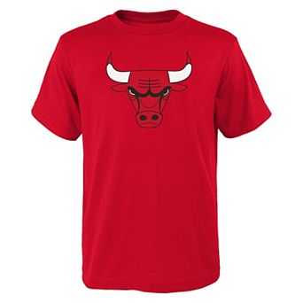 Youth Outerstuff Red Chicago Bulls Primary Logo T-Shirt