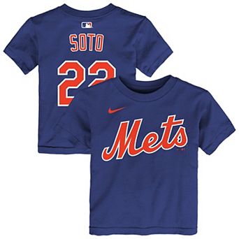 Infant Nike Juan Soto Royal New York Mets Name & Number T-Shirt