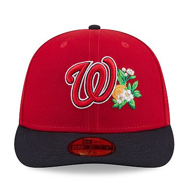 Men's New Era Red/Navy Washington Nationals 2026 Spring Training Low Profile 59FIFTY Fitted Hat