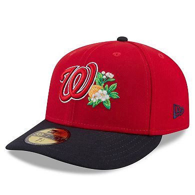 Men's New Era Red/Navy Washington Nationals 2026 Spring Training Low Profile 59FIFTY Fitted Hat