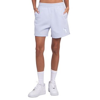 Women's Starter Light Blue Texas Rangers Pastel High Waisted Shorts