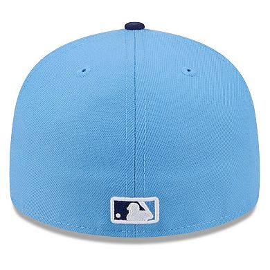 Men's New Era Light Blue/Navy Tampa Bay Rays 2026 Spring Training 59FIFTY Fitted Hat