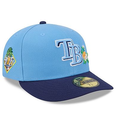 Men's New Era Light Blue/Navy Tampa Bay Rays 2026 Spring Training 59FIFTY Fitted Hat