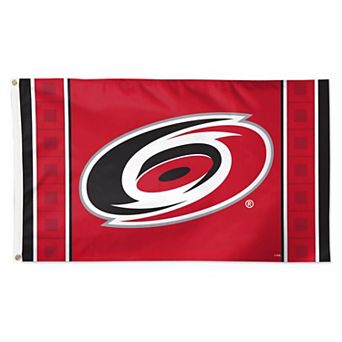 WinCraft Carolina Hurricanes 3' x 5' Logo Stripe Deluxe Single-Sided Flag