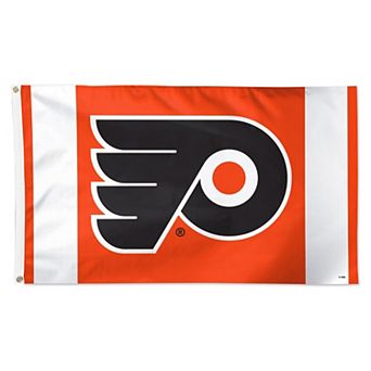 WinCraft Philadelphia Flyers 3' x 5' Logo Stripe Deluxe Single-Sided Flag