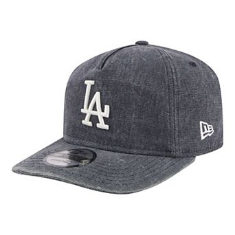Men's New Era Navy Heather Los Angeles Dodgers Throwback Denim Classic 19TWENTY Adjustable Hat