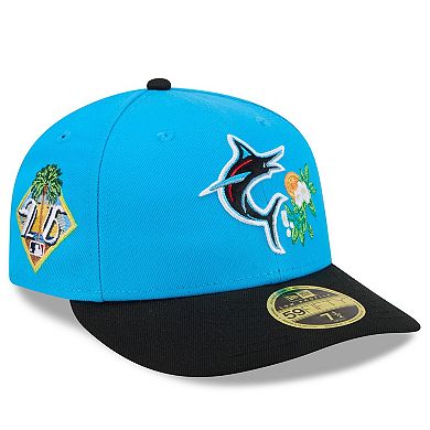 Men's New Era Blue/Black Miami Marlins 2026 Spring Training Low Profile 59FIFTY Fitted Hat