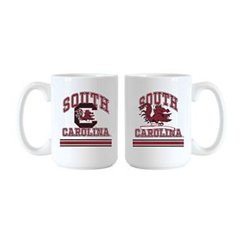 Logo Brands South Carolina Gamecocks 15oz. Current & Throwback Mug Set