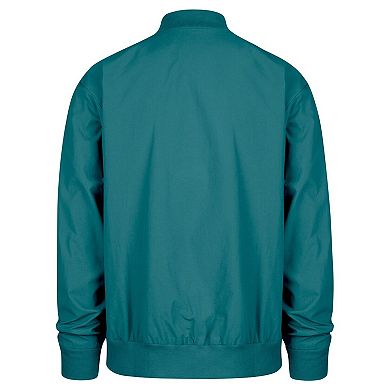 Men's '47 Hunter Green Philadelphia Phillies Anderson Twill Full-Snap Bomber Jacket