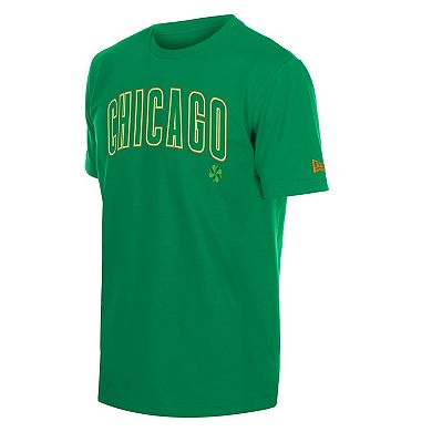 Men's New Era Green Chicago Cubs 2026 St. Patrick's Day T-Shirt