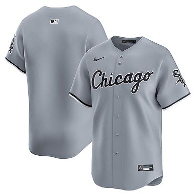 Men's Nike Gray Chicago White Sox Road Limited Jersey