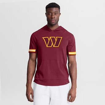 Men's Fanatics Burgundy Washington Commanders Optimal Play Short Sleeve Hooded T-Shirt