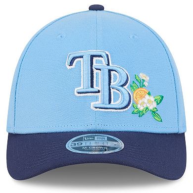 Men's New Era Light Blue/Navy Tampa Bay Rays 2026 Spring Training M-Crown 39THIRTY Flex Hat