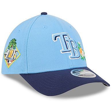 Men's New Era Light Blue/Navy Tampa Bay Rays 2026 Spring Training M-Crown 39THIRTY Flex Hat