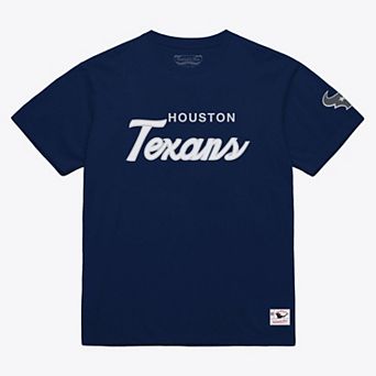 Men's Mitchell & Ness Navy Houston Texans Head Coach Classic T-Shirt