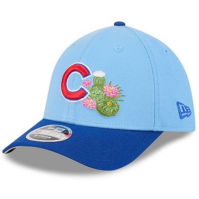 Men's New Era Light Blue/Royal Chicago Cubs 2026 Spring Training M-Crown 39THIRTY Flex Hat