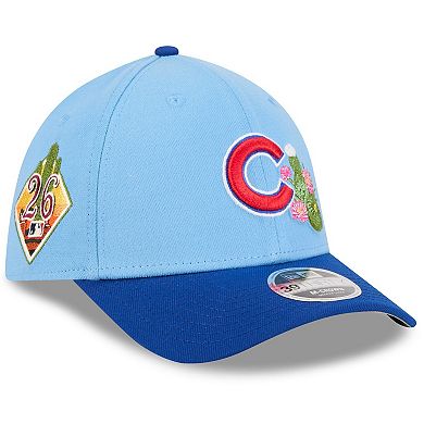 Men's New Era Light Blue/Royal Chicago Cubs 2026 Spring Training M-Crown 39THIRTY Flex Hat