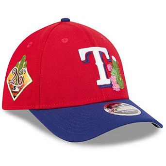 Men's New Era Red/Royal Texas Rangers 2026 Spring Training M-Crown 39THIRTY Flex Hat