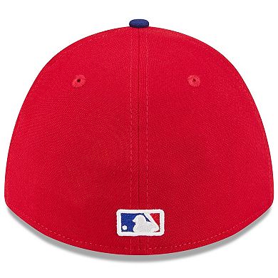 Men's New Era Red/Royal Texas Rangers 2026 Spring Training M-Crown 39THIRTY Flex Hat