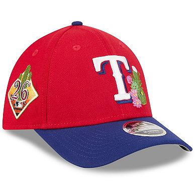 Men's New Era Red/Royal Texas Rangers 2026 Spring Training M-Crown 39THIRTY Flex Hat