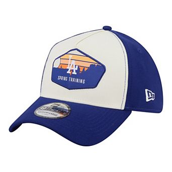 Men's New Era Stone Los Angeles Dodgers 2026 Spring Training Fan Pack Gradient 39THIRTY Flex Hat
