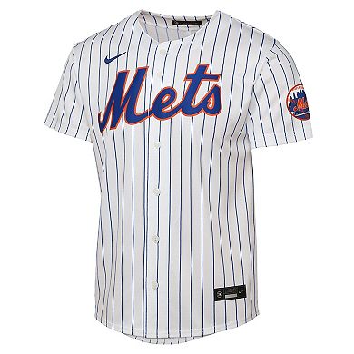 Youth Nike White New York Mets Home Stadium Jersey
